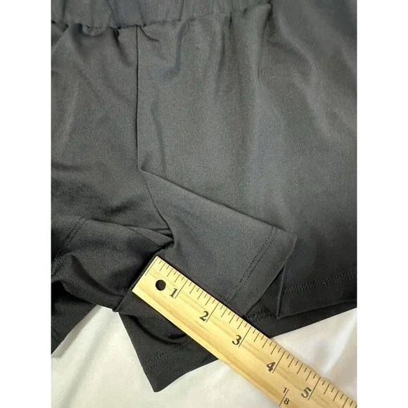 Columbia Running Shorts Black Women's Small Back Zippered Pocket 2in Inseam - Picture 3 of 8